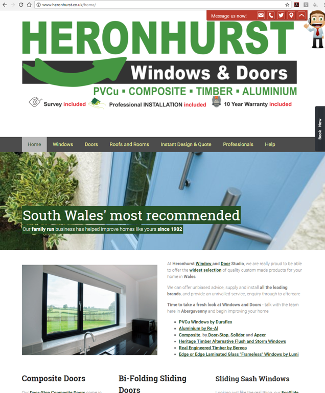 Heronhurst Window and Door Studio Website